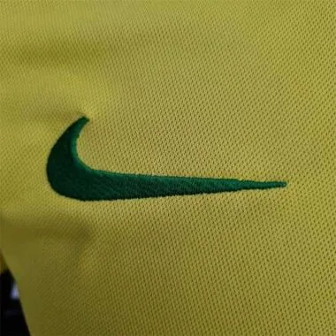 Polo brasiliana con scollo basso, gialla