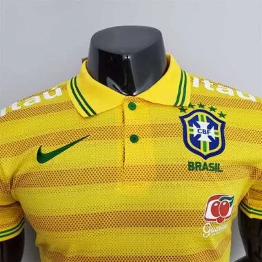 Brazilië POLO gele streep