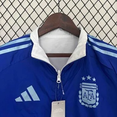 2024 Argentina Trench Coat Reversible Windbreaker Double-Sides Jacket Soccer