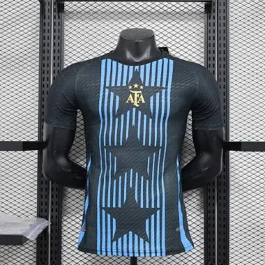 2024 Argentina Pre-Match Kit Player Version Shirt Sport AAAAJersey Yupoo