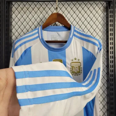 2024 Argentina Home Kit Long Sleeve Shirt Football