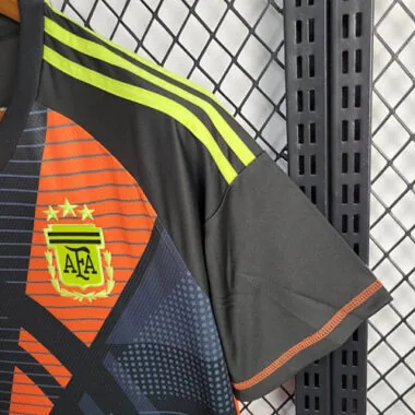 2024 Argentina Goalkeeper Black Kit Soccer Jerseys Yupoo