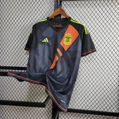 2024 Argentina Goalkeeper Black Kit Soccer Jerseys Yupoo