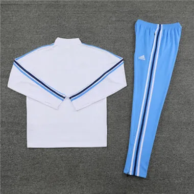 2023 Argentina Long Sleeve Kits White Zipper Training Suits Jersey