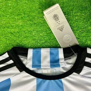 2022 Argentina World Cup Champion Messi #10 First Anniversary Special Edition Soccer Jersey