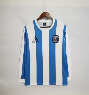 1986 Argentina home long sleeve