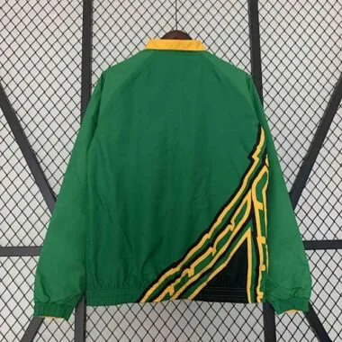 2024 Jamaica Reversible Windbreaker Orange&Green Double-Sides Jacket Soccer Jerseys For Sale