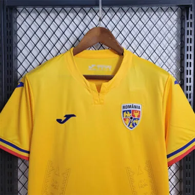 2024 Romania Home Kit UEFA Euro Shirt Best Jerseys