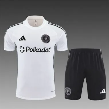 25-26 Inter Miami White Training Kits Football Tracksuits