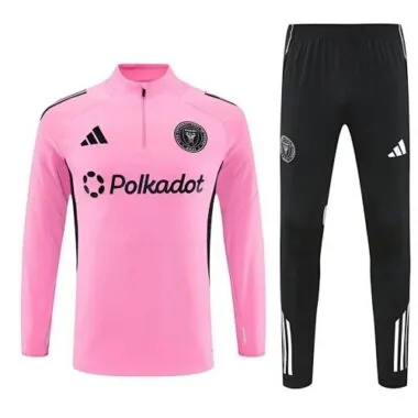 25-26 Inter Miami Pink Training Kits Long Football Tracksuits
