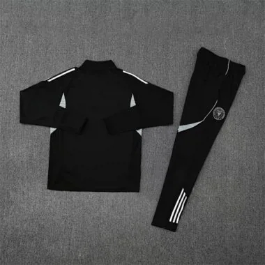 25-26 Inter Miami Black Training Kits Long Football Tracksuits