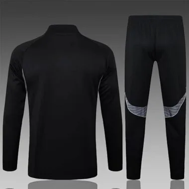 25-26 Inter Miami Black Training Kits Long Football Tracksuits