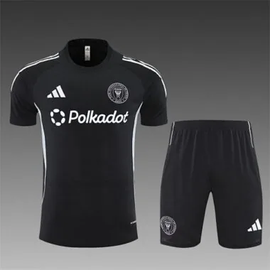 25-26 Inter Miami Black Training Kits Football Tracksuits