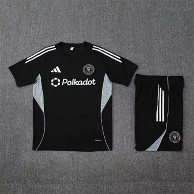 25-26 Inter Miami Black Training Kits Football Tracksuits