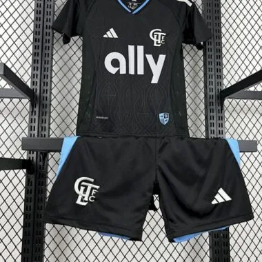 25-26 Charlotte FC Away Kid Kits Soccer