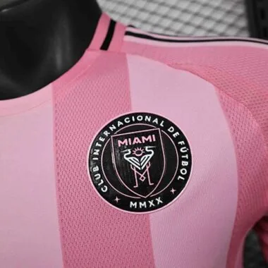 Maillot rose domicile Inter Miami 2025-2026, version joueur, football