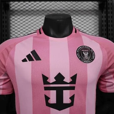 Maillot rose domicile Inter Miami 2025-2026, version joueur, football