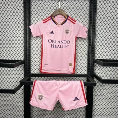 24-25 Orlando City Away Kid Kits Youth Apparels AAAAJersey Wholesale Yupoo