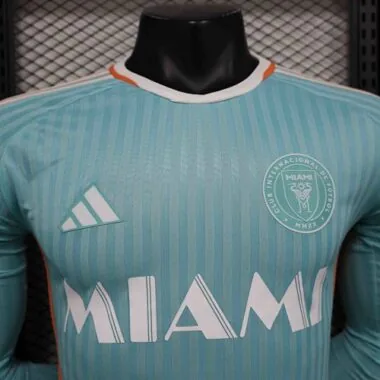 24-25 Inter Miami Third Long Sleeve Kit Player Version Shirt Soccer AAAAJersey Yupoo