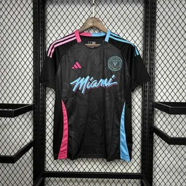 24-25 Inter Miami Special Edition Black Kit Soccer Uniform AAAAJerseys Dropshipping Yupoo