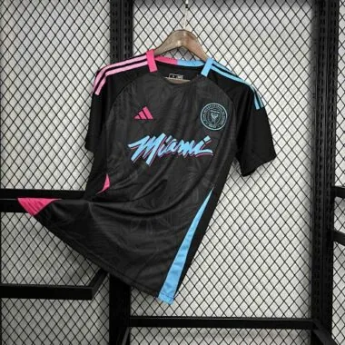 24-25 Inter Miami Special Edition Black Kit Soccer Uniform AAAAJerseys Dropshipping Yupoo