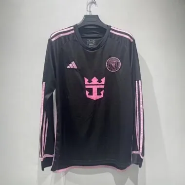 24-25 Inter Miami Away Kit Long Sleeve Shirt Jersey Supplier Yupoo