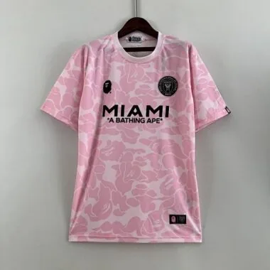 23-24 Inter Miami Limited Gris Pink Shirt Joint Edition Kit Soccer Jerseys Yupoo