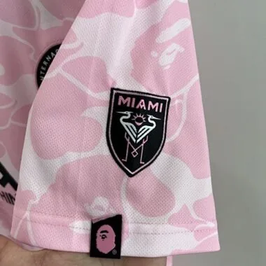 Camisetas de fútbol del Inter Miami Limited Gris Pink, edición conjunta, 23-24