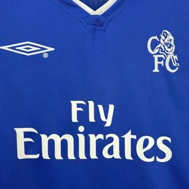 04-05 Chelsea thuiswedstrijd retro-tenue vintage shirt
