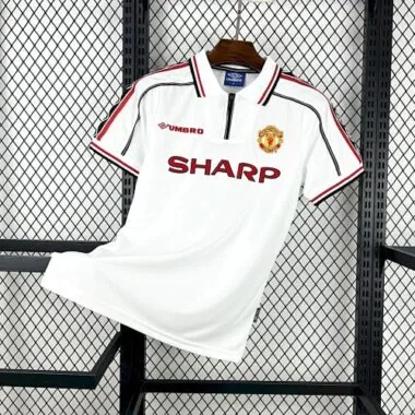 98-99 Manchester United Commemorative Retro Kit Vintage T-Shirt Soccer