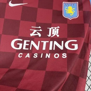 11-12 Aston Villa Home Kit Retro Soccer