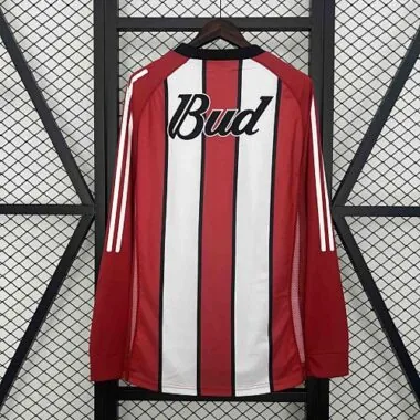 03-04 River Plate Away Long Sleeves Kit Retro Soccer