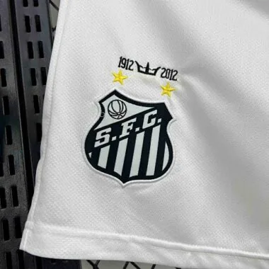 11-12 Santos Home Shorts Retro Soccer