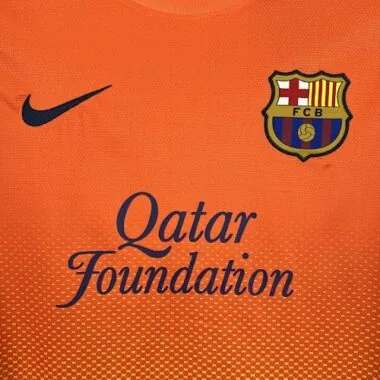 12-13 Barcelona Away Retro Football AAAAJersey