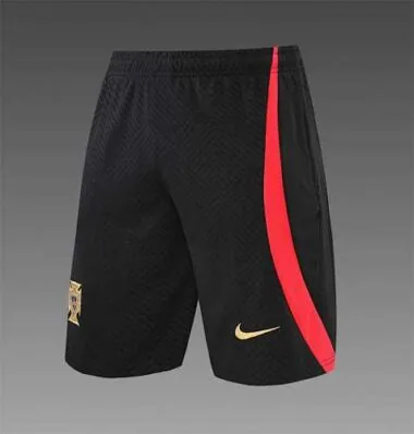 2022 Portugal Training Suit Short Sleeve Kit Black