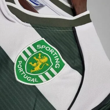 01-03 Sporting Lisbon Home Retro Kit Vintage Shirt Football Jerseys