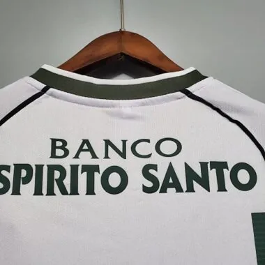 01-03 Sporting Lisbon Home Retro Kit Vintage Shirt Football Jerseys