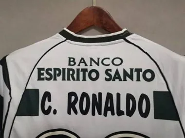 01-03 Sporting Lisbon Home Retro Kit Vintage Shirt Football Jerseys