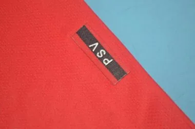 98-99 PSV, camisola de casa vermelha e branca