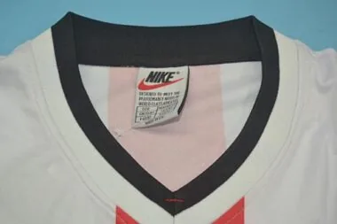 98-99 PSV, camisola de casa vermelha e branca