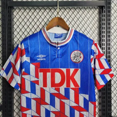 1990 Retro Ajax Away S-XXL Cheap Soccer Jerseys