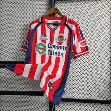 99–00 Chivas Heimtrikot, Größe S–XXL