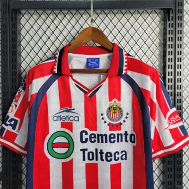 99–00 Chivas Heimtrikot, Größe S–XXL
