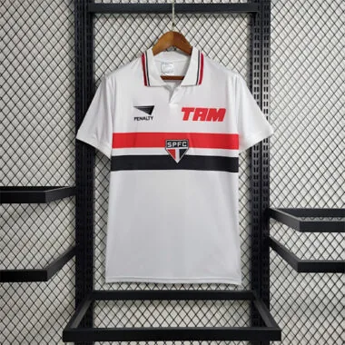93-94 Retro Sao Paulo home size S-XXL Soccer Jerseys