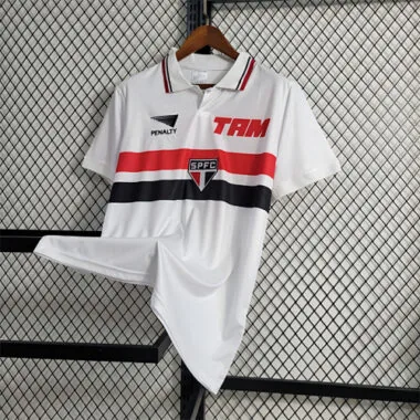 93-94 Retro Sao Paulo home size S-XXL Soccer Jerseys