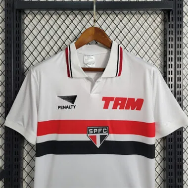 93-94 Retro Sao Paulo home size S-XXL Soccer Jerseys