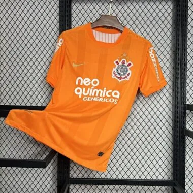 10-11 Corinthians Retro GoalKeeper Kit Vintage Shirt Soccer