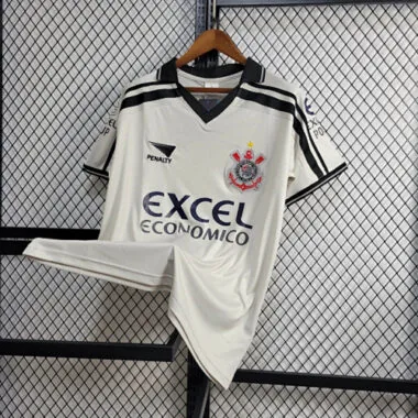 97-98 Corinthians Home Retro Kit Vintage Shirt Football