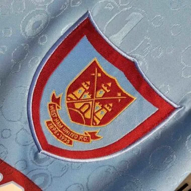 95-97 West Ham Away Retro Long Sleeve Kit Vintage Shirt Sport