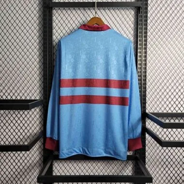 95-97 West Ham Away Retro Long Sleeve Kit Vintage Shirt Sport